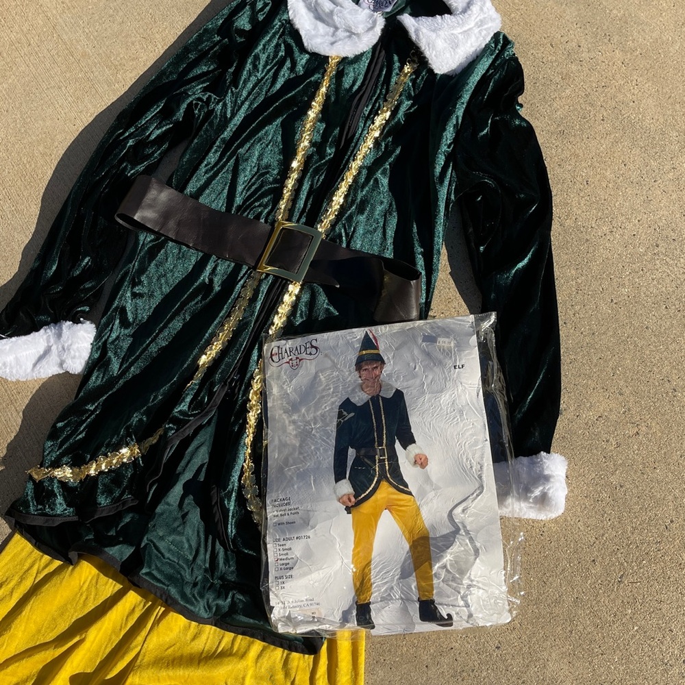 🎅 Buddy the Elf Costume – Men’s Medium 🎄